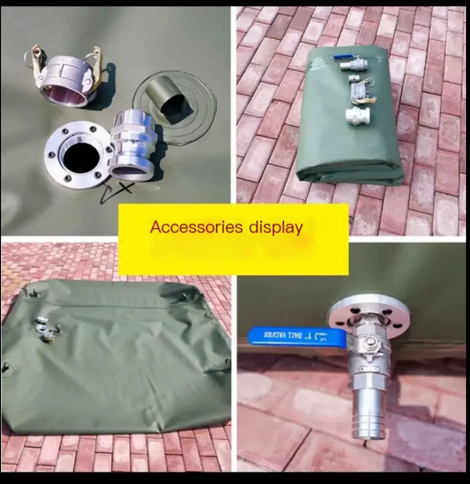 Thickened TPU car small oil bladder, complete set of aluminum alloy, can hold 200 liters. Customize the size if you like.