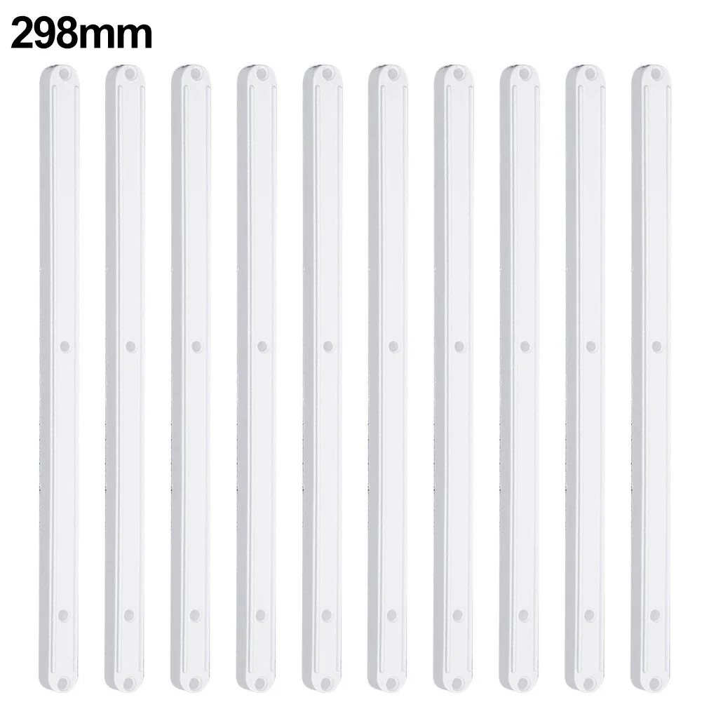 Plastic Drawer Track 10 PCS Two Track Bottom Support Wardrobe Guide Rail Slide Channel Keyboard Accessories drawer slides