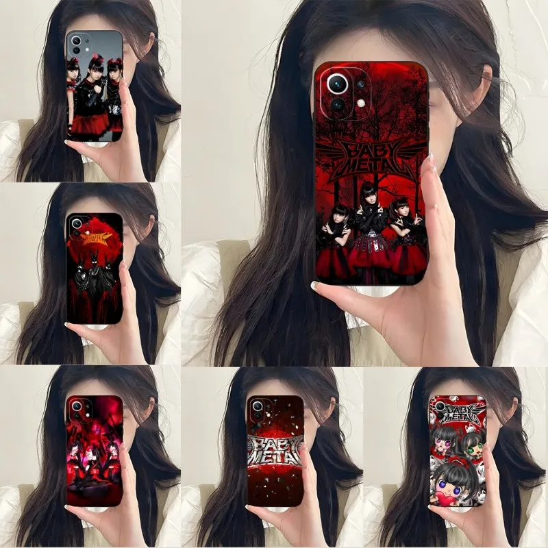 Babymetal-Funda de teléfono de chica japonesa para Xiaomi 11T 11X 11 11i 12 12Pro 10T 10TPro 10S 10Pro Pro Lite Ulltra MIX4 CIVI