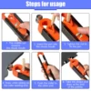 Profile Scribing Ruler Contour Gauge With Lock Adjustable Locking Woodworking Tools Measuring Gauge Profile Measurement Tool 5