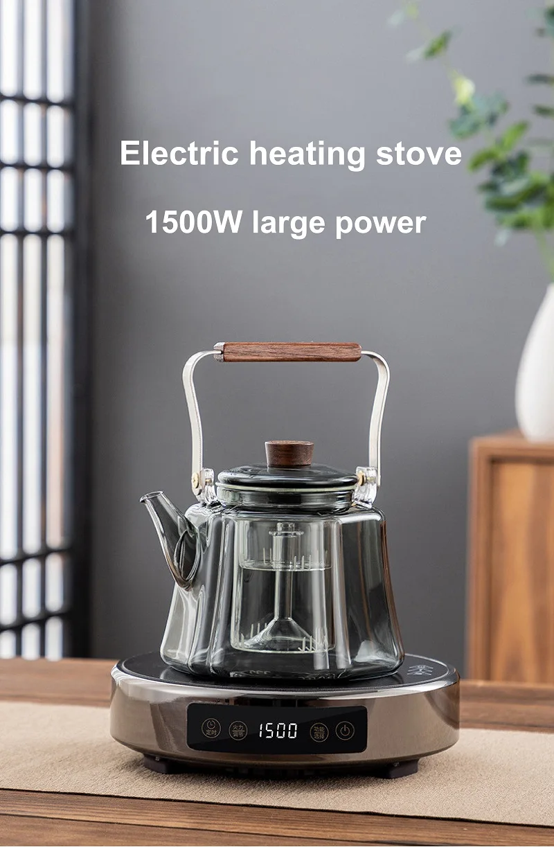 Description Picture 2 of item1500W Electric Ceramic Stove Tea Stove Electric Hot Plate Heater Stove Heating Furnace Mini Portable Tea Maker Water Boiler 220V