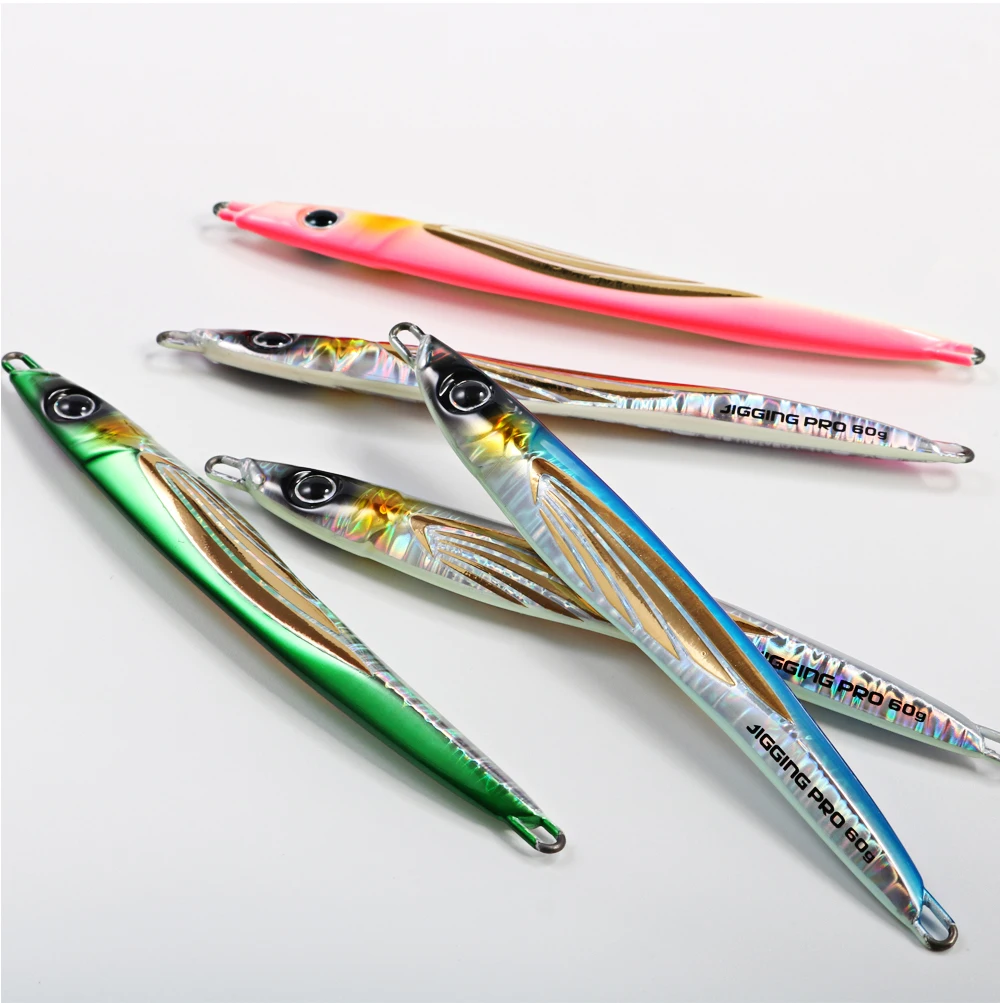 JIGGING PRO THEOS Metall-Jig 60g-200g Asymmetrischer Vertikaler Jigging-Köder für Thunfisch Amberjack Salzwasser Ufer- und Hochsee-Angelausrüstung – Detail 7