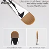Upgraded M-191 Flat Round Ultra-thin Foundation Makeup BrushProfessional Contour Liquid  Foundation Cream Concealer Make-up Tool 4