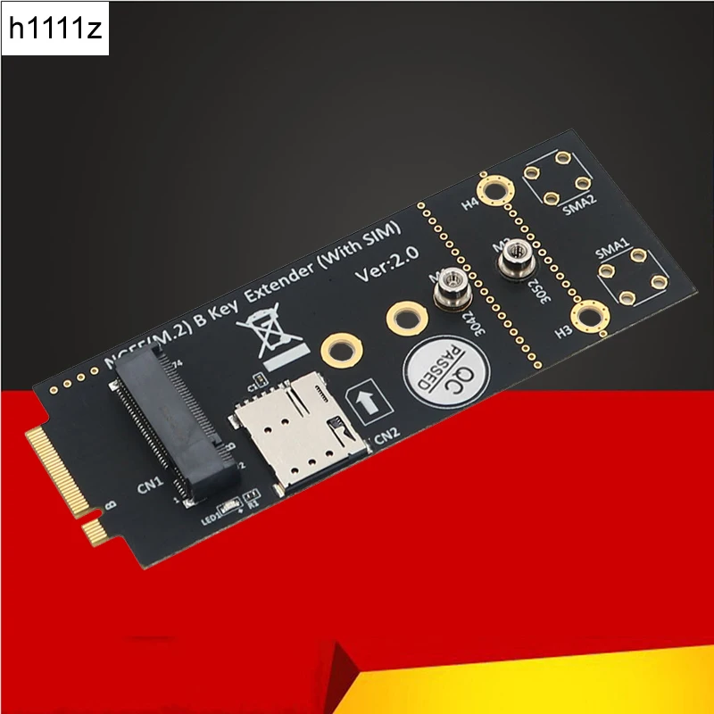 Nuovo Ngff M.2 B Key Extender Adapter Card Riser Nano Sim Slot M2 B-Key A B-Key Support 3042 3052 3G/4G/5G M2 Modulo Di Rete Wifi