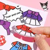 Sanrio Quite Book Kuromi Cinnamoroll Handmade Sticker Funny Montessori Educational Toddler Game For Kids Gift 3