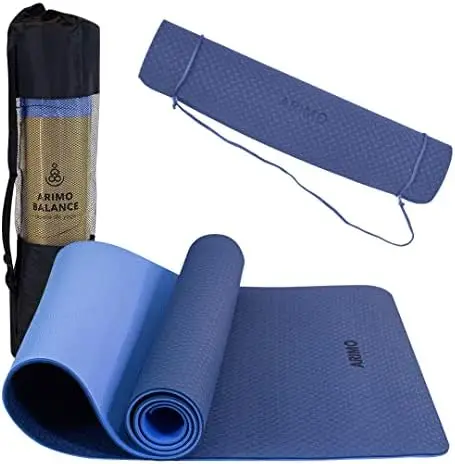 

Yoga Mat Antiderrapante TPE Ecológico Biodegradável Os Tipos de Yoga/Pilates 181 x 61 cm x 6 mm Acessórios Colchonetes