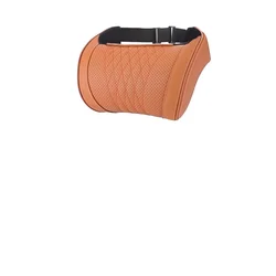 Luxurious All - Season Car Neck Support Pillow - Ultimate Comfort for Any Vehicle (Ideal Orange)