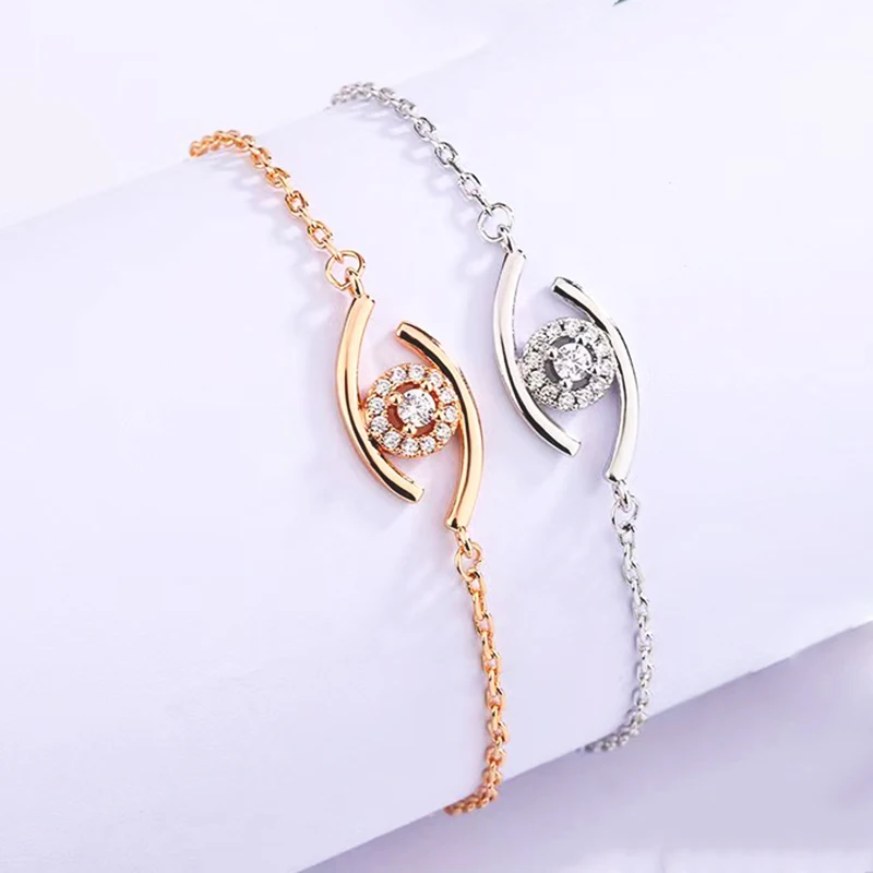 1:1 High quality 925 sterling silver ladies fashion Exquisite bracelet Luxury jewelry wedding Valentine gift 2