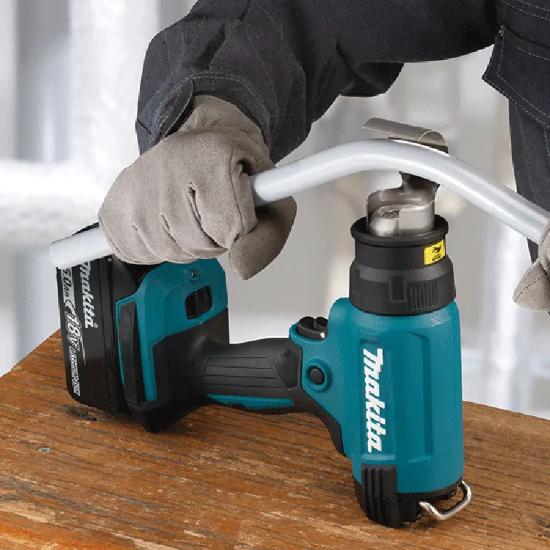 Makita DHG181 18V Heat Gun Cordless Temperature Control 150-550°C Portable Rechargeable Car Film Heat Shrink Tube Hot Air Gun 3