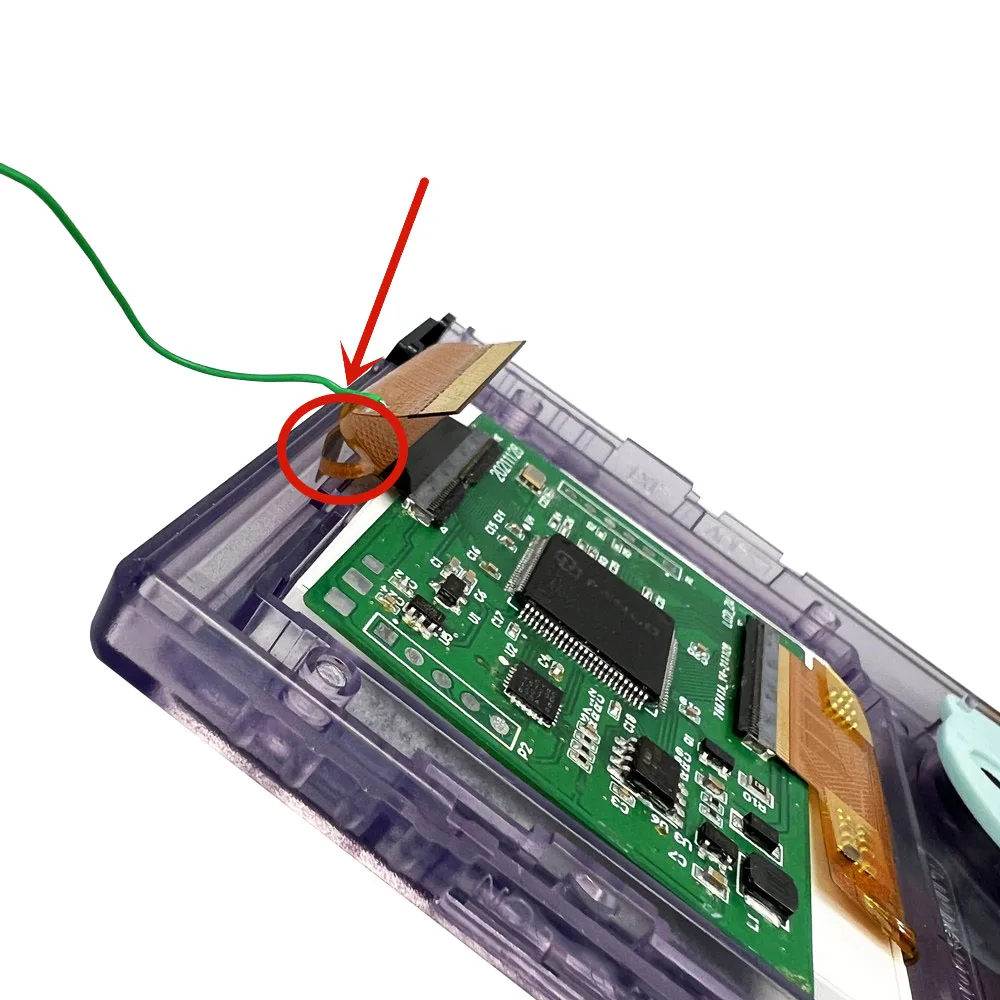 2.45 Inch Backlight Display IPS LCD Screen Kits lcd screen replacement with High Clear IPS Housing for GameBoy Color GBC with Shell Accessories Sets