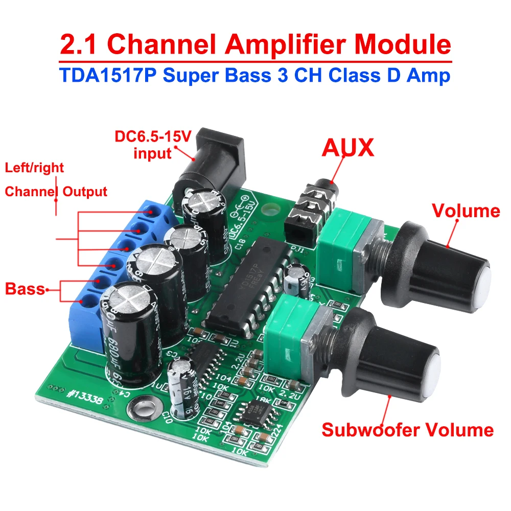 TDA1517P-2-1-Super-Bass-Mini-Micro-3-CH-Power-Amplifier-Board-6W-6W-25W ...