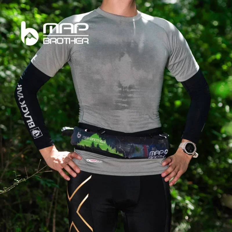 MAP BROTHER W1002 Hydration Running Belt Waist Pack Travel Money Bag Trail Marathon Gym Workout Fitness Mobile Phone Holder Bag 5