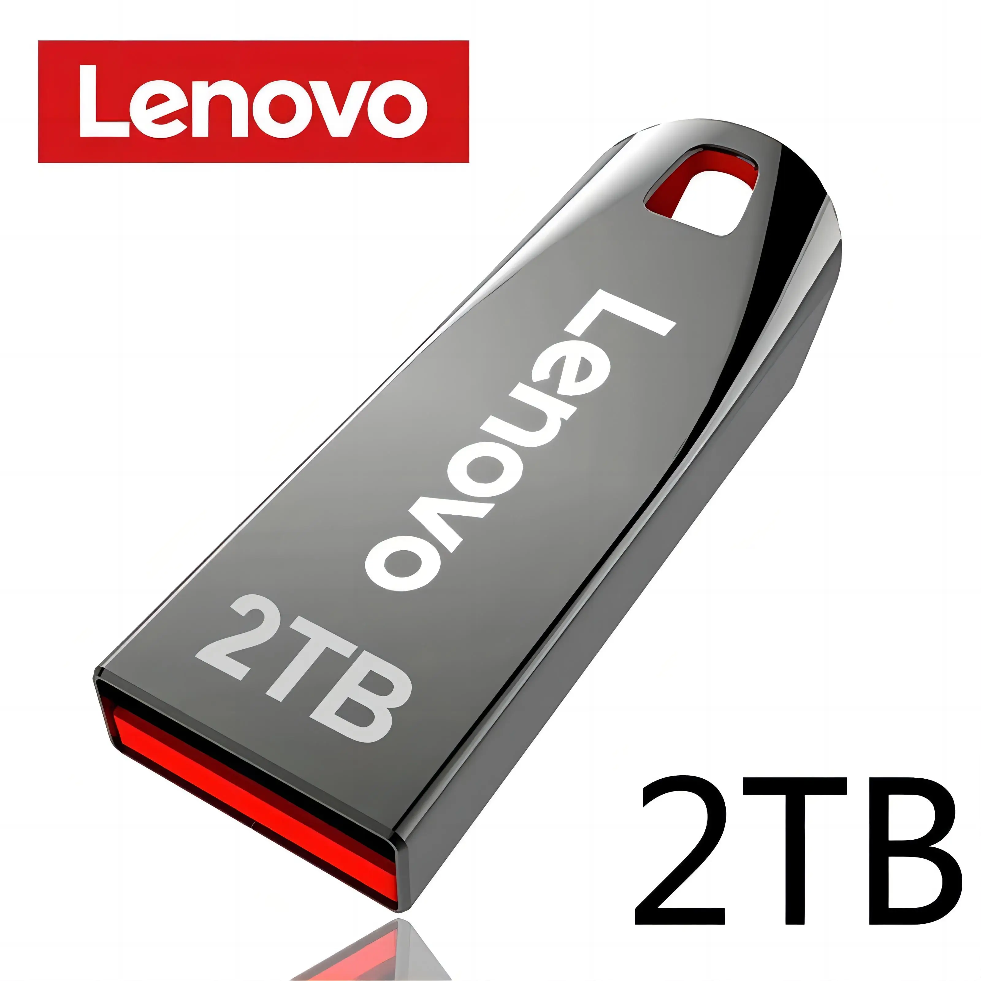 

Оригинальный флеш-накопитель Lenovo U Disk Flash Drive 3,1, высокоскоростной портативный металлический жесткий диск USB на 1 ТБ, внешняя флэш-память для ноутбука