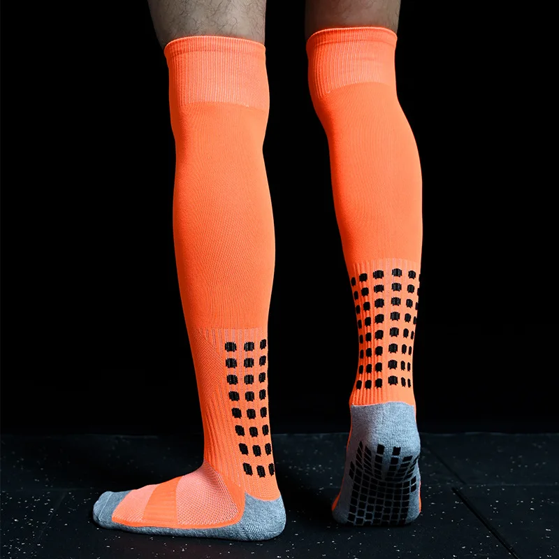 New Long Football Socks  Silicone Suction Cup Grip Anti Slip Soccer Socks Sports Men Women Baseball Rugby Socks