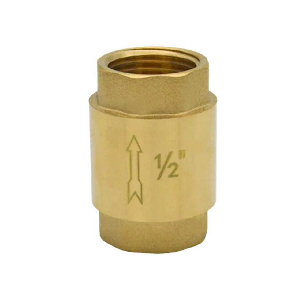 วาล์วตรวจสอบน้ำย้อนกลับแบบสปริงในตัว YBQS ขนาด 1/2 นิ้ว 3/4 นิ้ว 1 นิ้ว เกลียวใน แบบทางเดียว 1