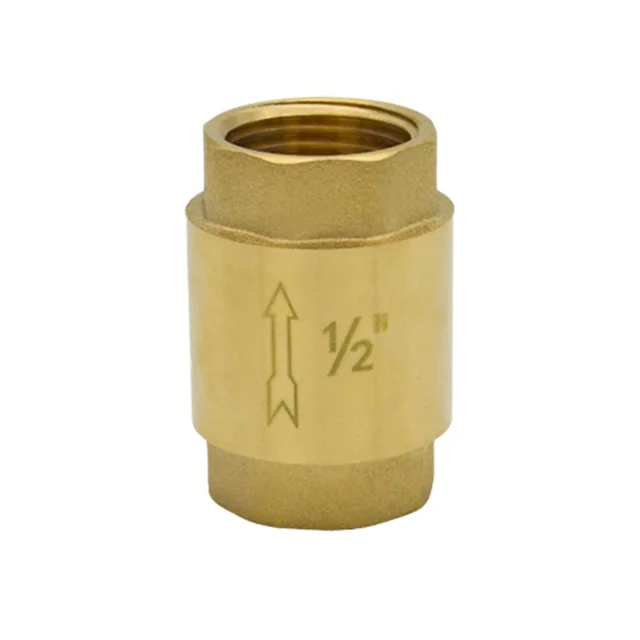 วาล์วตรวจสอบน้ำย้อนกลับแบบสปริงในตัว YBQS ขนาด 1/2 นิ้ว 3/4 นิ้ว 1 นิ้ว เกลียวใน แบบทางเดียว 1