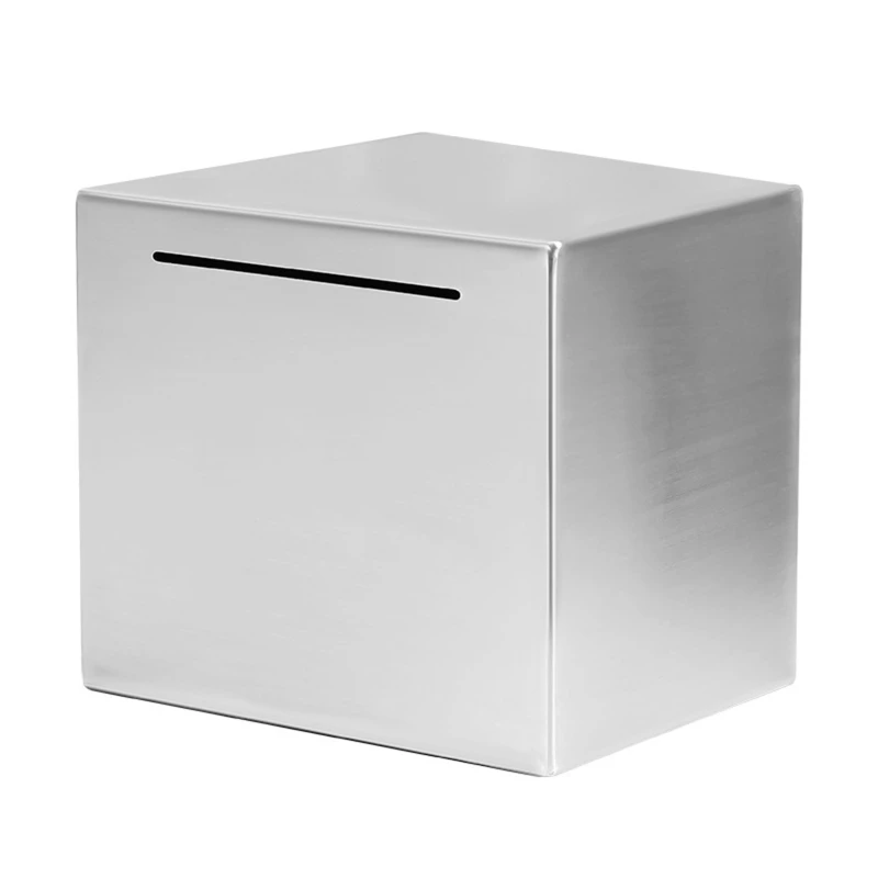 NICEFurniture Safe Piggy Bank Stainless Steel Safe Box Money Savings Bank Kids piggy bank electronic piggy bank safe box