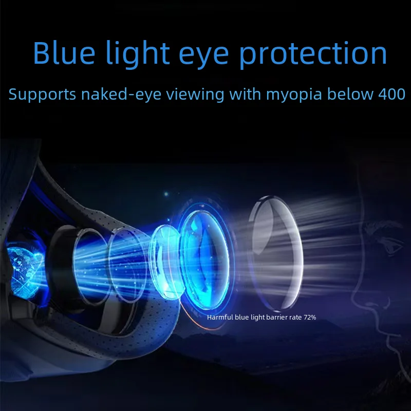 New Vrpark Smart Glasses J50 Bluetooth Earphones Headset 4k Virtual Reality Goggles Factory Direct Shipment Vr Glasses