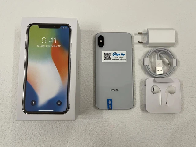iPhone X Silver 64 GB au ジャンク faceID 【公式通販】