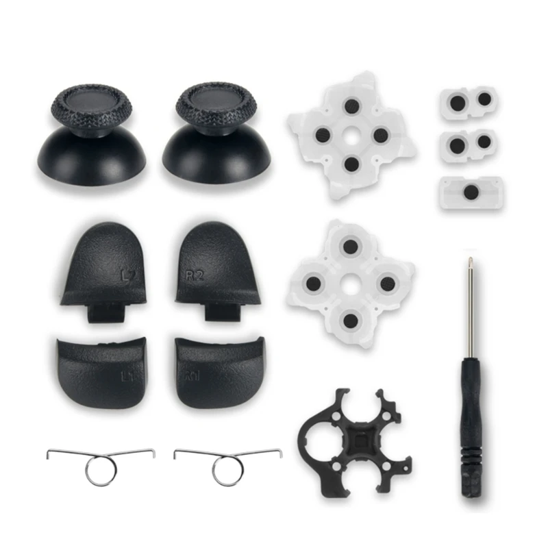 

R2-L2 L1-R1 Trigger-Buttons Fit for PS5-Slim Controller Analog Stick-Cap