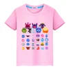 Blox Fruits New Game t shirt for kids boy 10years 100%Cotton Short Tops y2k one piece anime Tees pride tshirt kids clothes girls 2