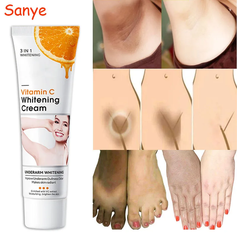 

Vitamin C Brighten Cream Bleaching Armpits Elbows Knees Moisturizing Body Lotion Cream Brightening Skin Cream Lightening Melanin