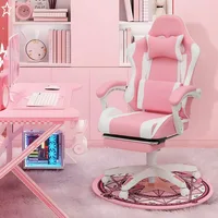 Gaming Chair, with Headrest & Lumbar Support Ergonomic Computer Racing Chair with Footrest, Adjustable Hight, Computer Chair 1