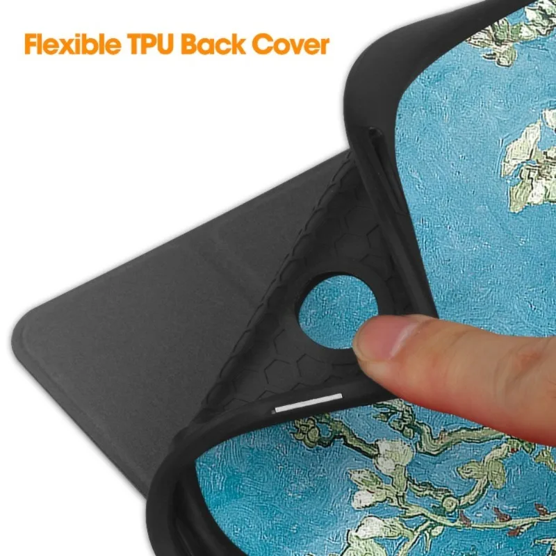 Magnetic Folding PU Stand Case with Soft TPU Back Cover