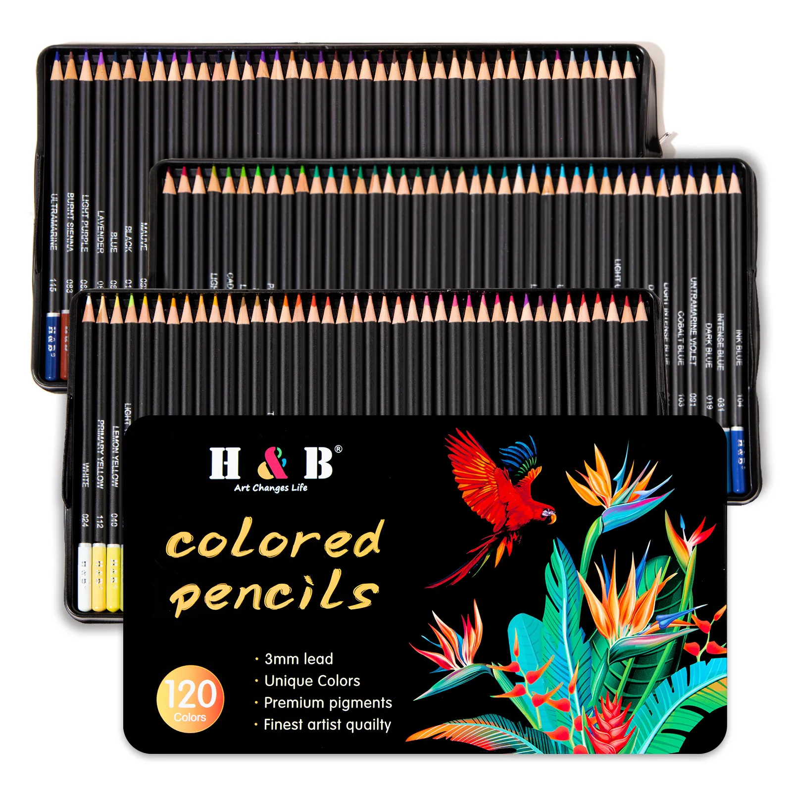 72/120Pcs Colored Pencils Drawing Pencil Set Oil Color Pencils Professional Colouring Pencils for Adults Beginners Art Supplies 120 150 180 210 professional artist watercolor pencils set water soluble colored pencils for school students adults color pencils art supplies for drawing sketching coloring books