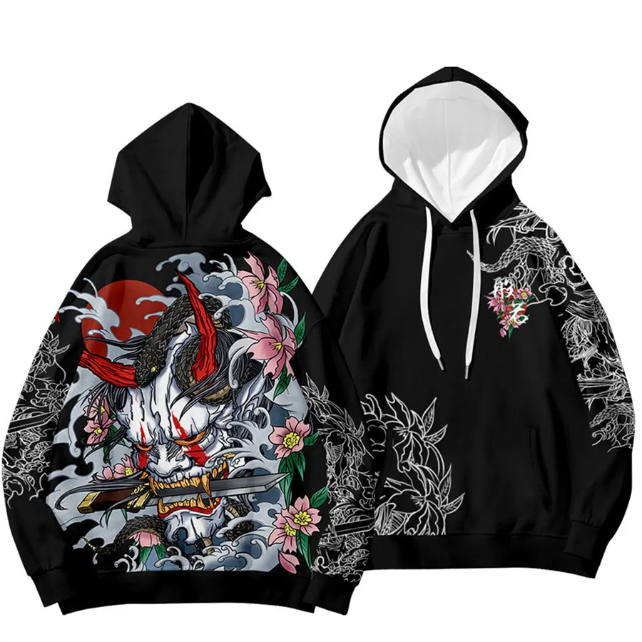 

Hot Sales Autumn Winter Sweatshirts Chinese Style 3D Digital Printing Hoodies Men Fashion Streetwear Women Hoodie Casual Tops