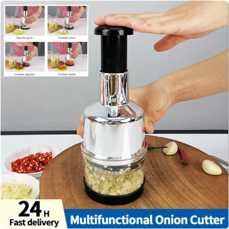 手動ステンレス鋼フードチョッパー、シャープカッティングブレード