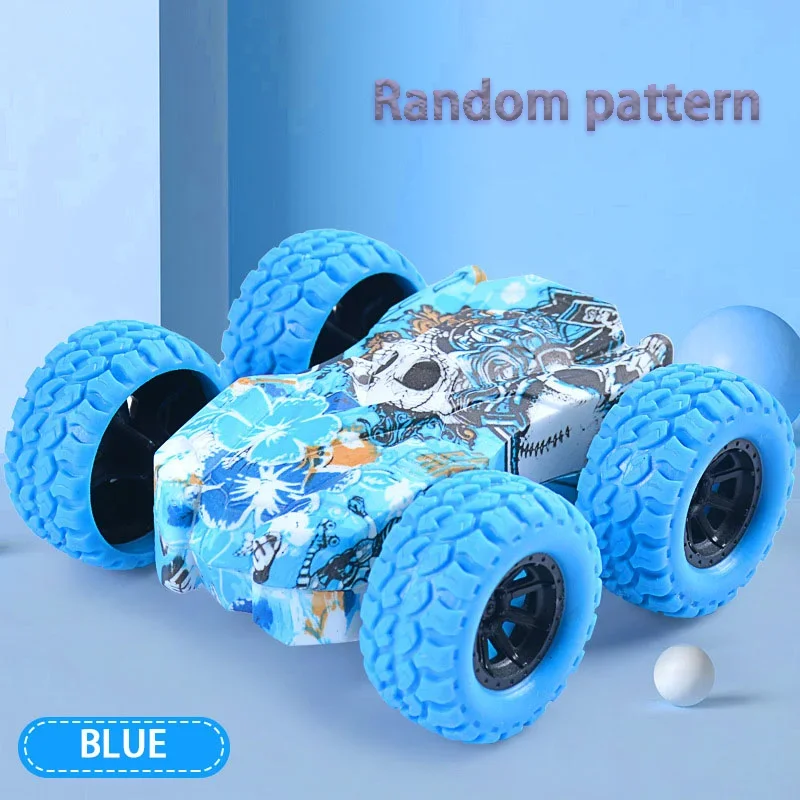Children's Double-Sided Inertial Safety Toy Car - Anti-Collision & Anti-Fall Off-Road Adventure Vehicle