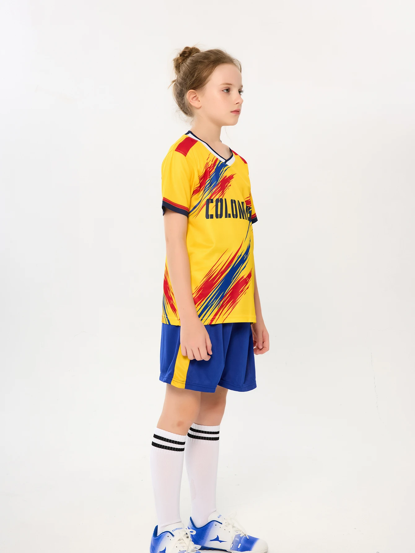 Kids Soccer Jersey Boys Girls Youth Soccer Jersey Breathable Training Shirt Suruida Colombia