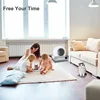 65L Automatic Intelligent Cat Litter Pan APP Controls Self Cleaning Fully Closed Electric Deodorising Litter Box Rubbish Bag 6