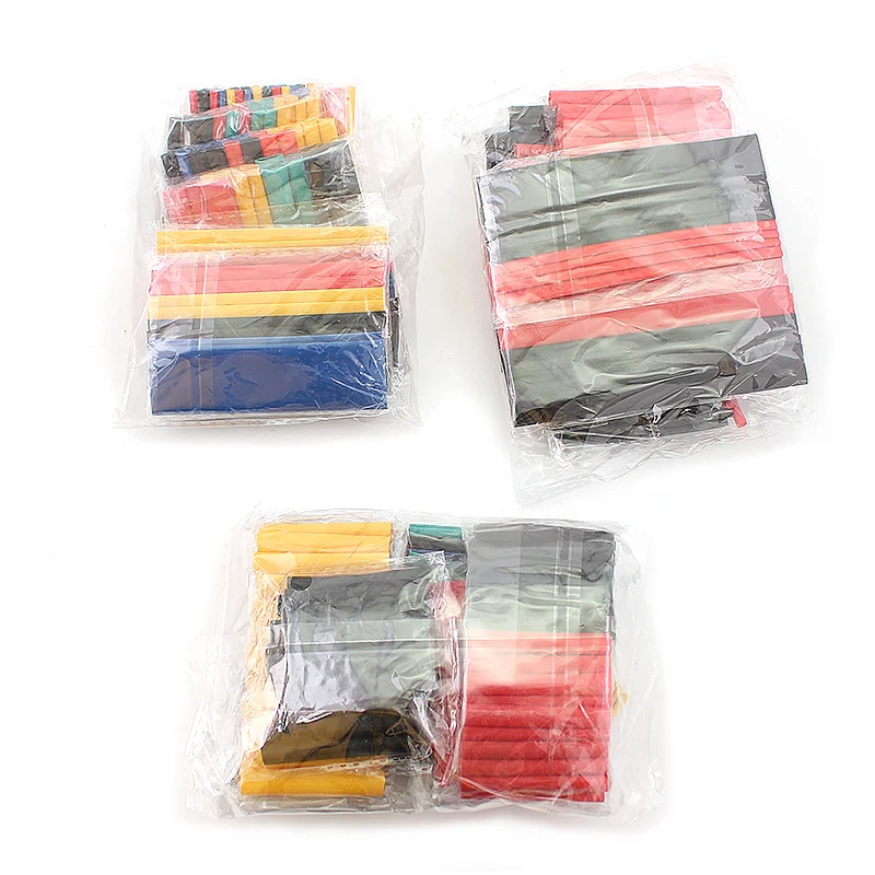 164/280pcs Heat Shrink Tube Thermoresistant Heat-shrink Tubing Wrapping Kit Insulating Sleeve Electrical Connection Wire Cable