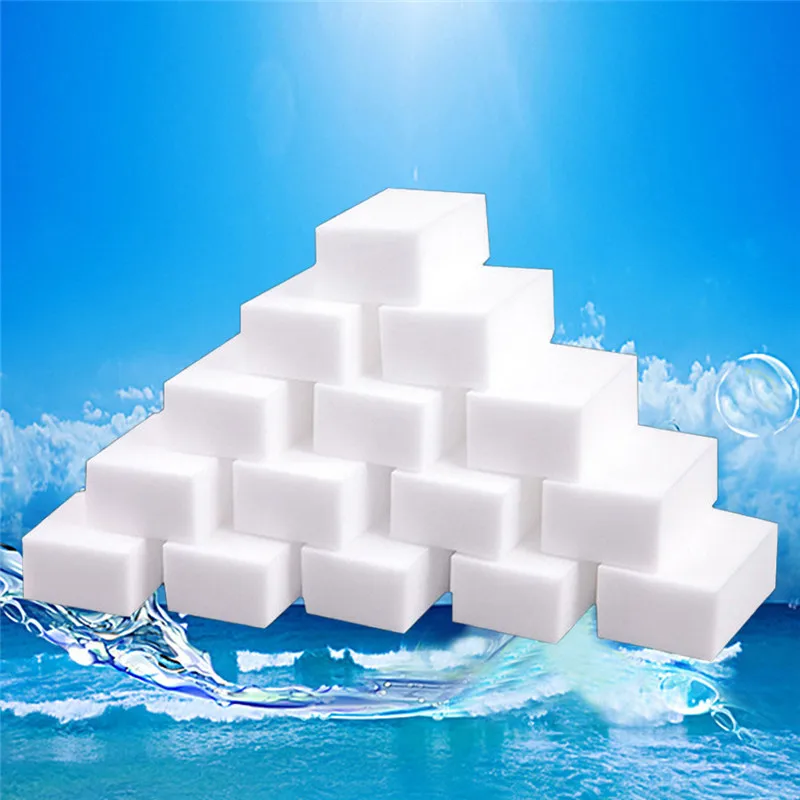 

20/50/100Pcs Magic Sponge Eraser Melamine Sponge Wipe Brush Tool Bathroom Kitchen Cleaner Dishwashing Cleaning Spong 100x60x10MM