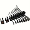 23 PCS Magnetic Wrench Organizer Rack for Toolbox Magnetic Wrench Holder Wrenches Drawer Storage Shelf Compact ABS Wrench Holder 3