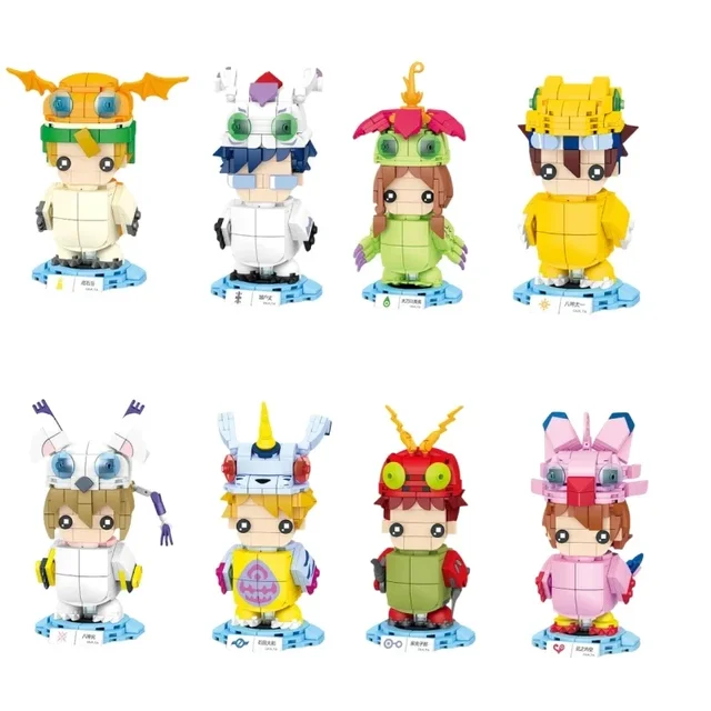 SEMBO BLOCK Digimon Adventure Anime Block Action Doll Model Garudamon Metal Greymon Children's Model Puzzle Toy Birthday Gift 2