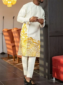 Olamide Long Sleeve Embroidered Dashiki Outfit