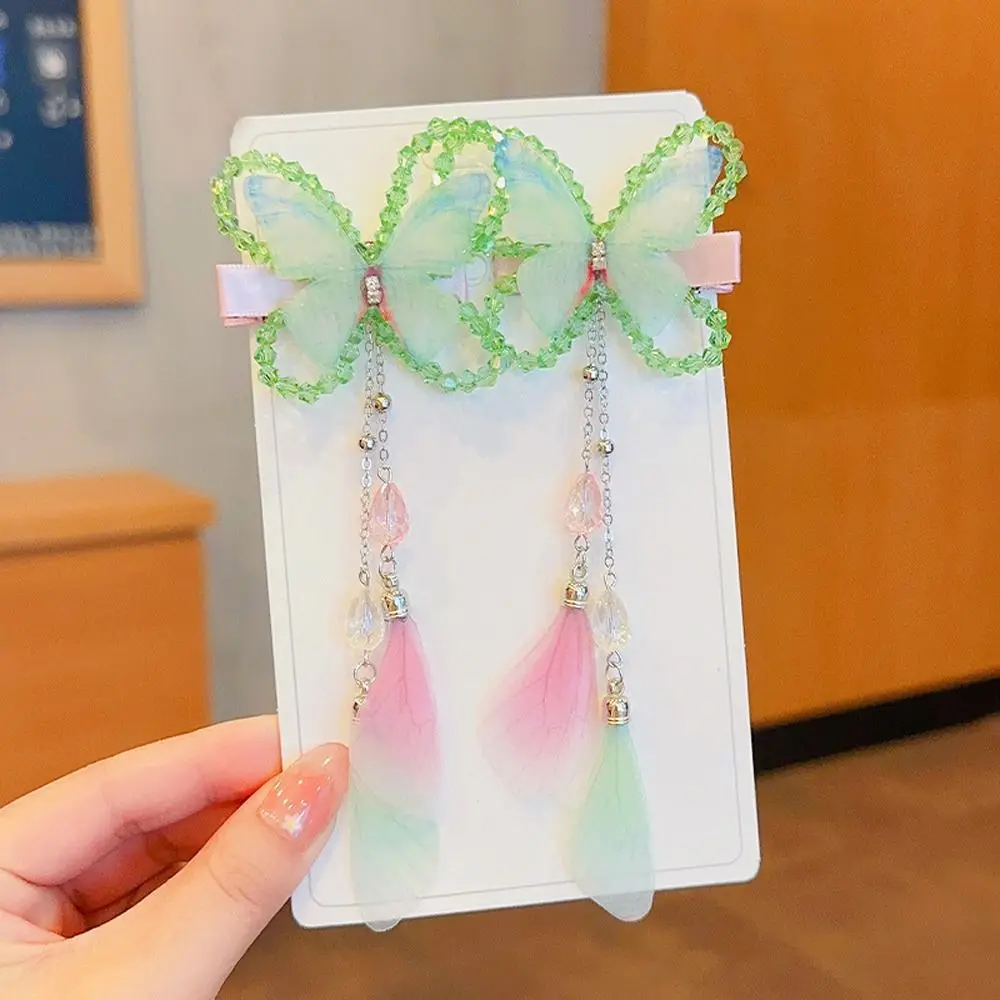

Clip Cute Headdress Girl Gift Butterfly Chinese Style Hair Clip Children Barrettes Kids Girl Hairpin Hair Accessory