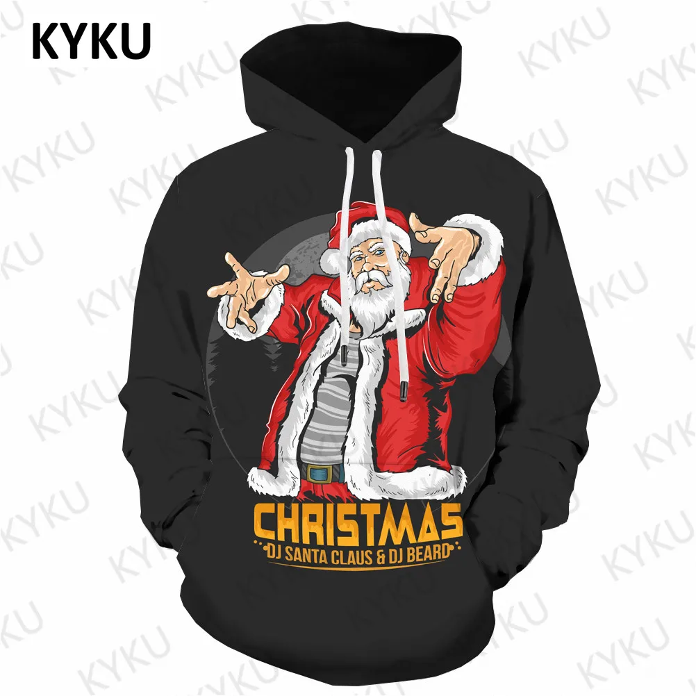 

3d Hoodies Christmas Hoodie Men Santa Claus 3d Printed Gift Hoodie Print Funny Hoody Anime Unisex Hip Hop Autumn Fashion Man
