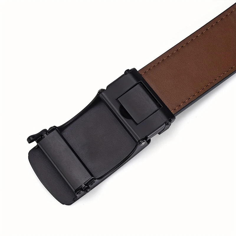 New Fashion Luxury Belt for Men Leisure Business High-grade Alloy Automatic Buckle Belt Famous Brand Designer Waist Strap Belts