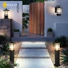 Solar Powered Pathway Lamp Industrial Retro Aluminum Waterproof Landscape Lighting for Yard Lawn Patio Driveway Sidewalk Walkway 1