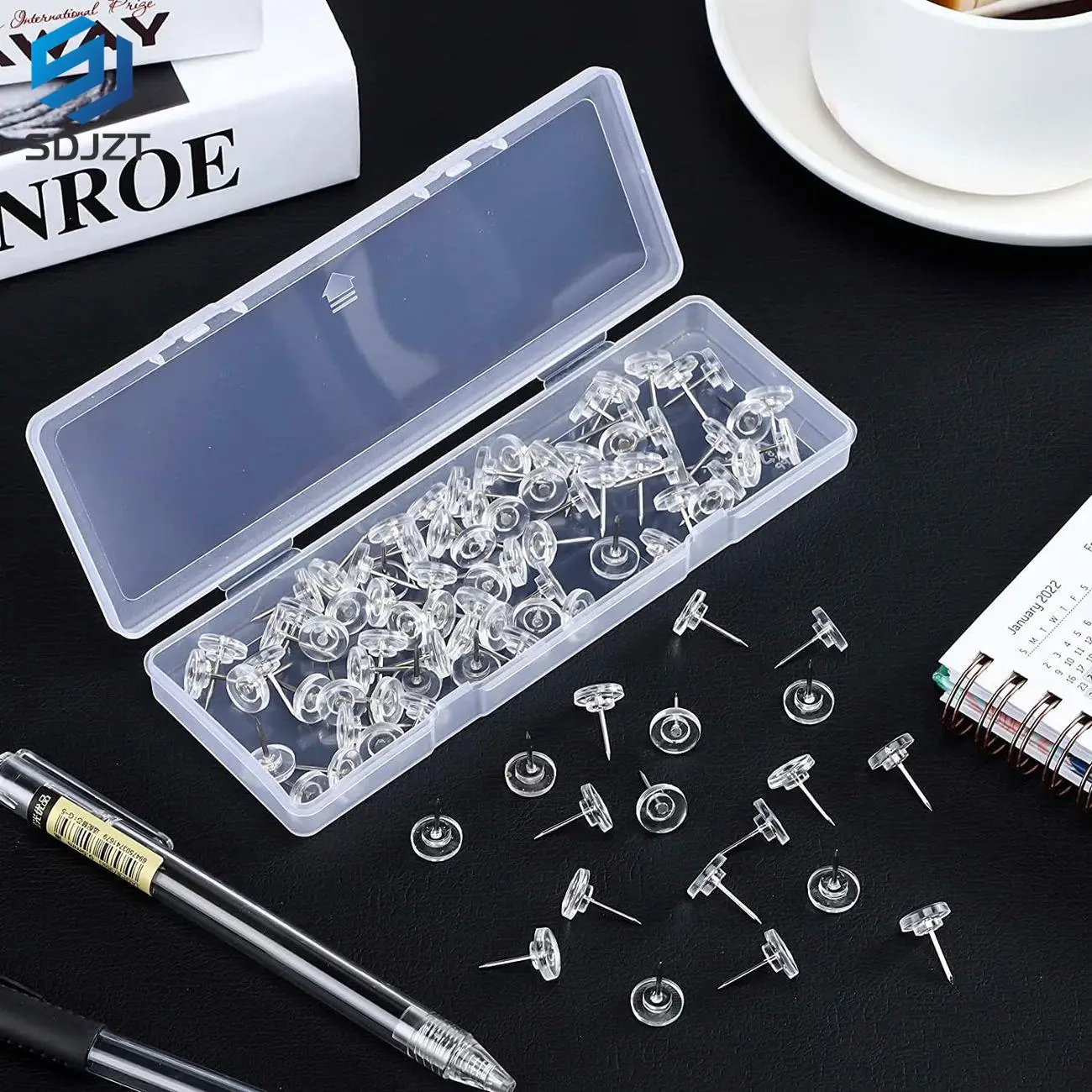 

50pcs Map Pins Drawing Thumb Tacks Decorative Stationery Push Pins For The World Map Cork Board Office &School Supplies