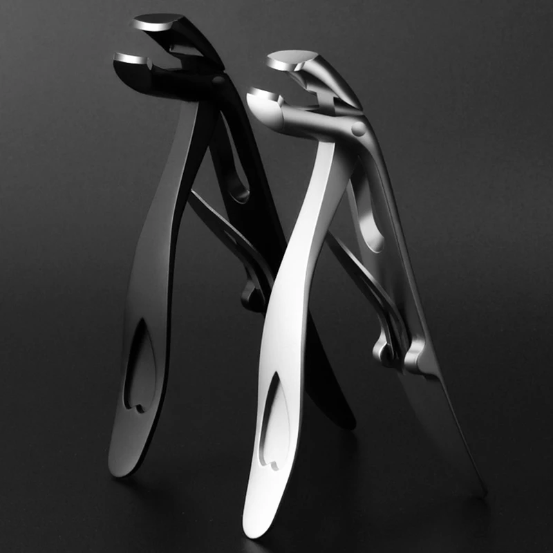 1Pcs Toenail Clippers Wide Jaw Opening Thick Nails Cutter Long Handle Stainless Steel Professional Fingernail Clipper 5