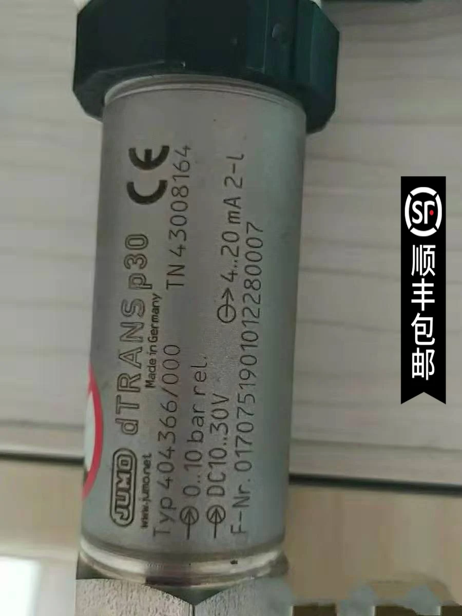 Sensore Di Pressione Jumo 902050/10 Tn: 48457007 Trasmettitore Di Pressione 2 Xpt100