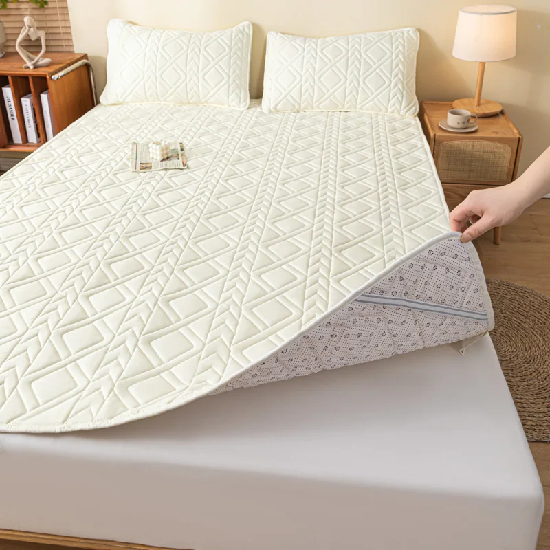 Description Picture 4 of itemMattress Non-Slip Anti Mite and Anti-Bacteria Pad Inflatable Mattress Sleeping Mat on The Floor Viscoelastic Mattresses Tatami