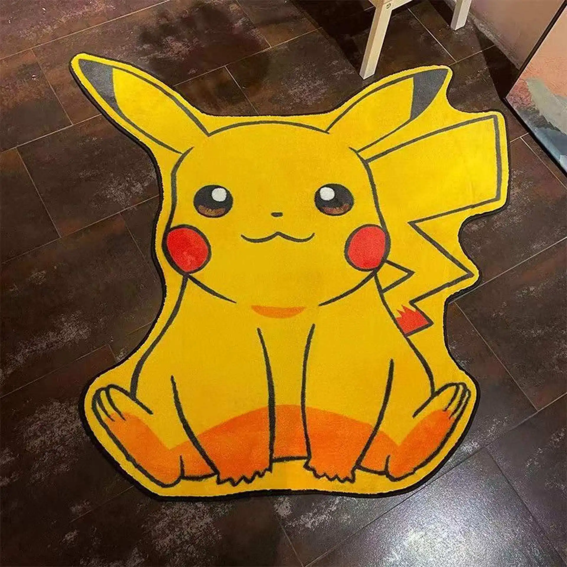thumbnail image 1 of Cartoon Anime Pokemon Plush Carpet 3d Irregular Non Slip Absorbent Floor Mat Living Room Bathroom Bedside Rug Home Decor Toys, 1 of 5