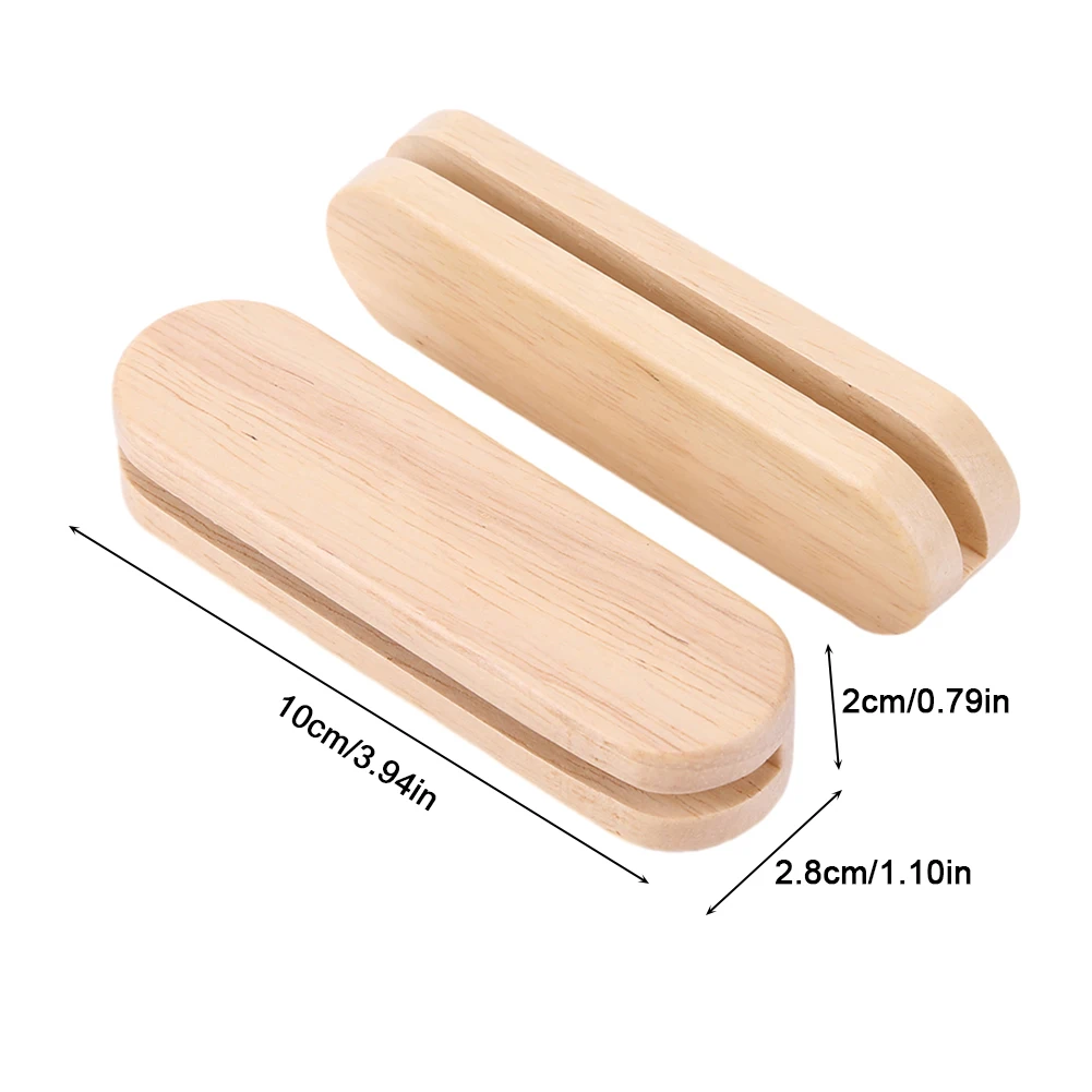 2-20PCS Solid Wood BBQ Pan Handle Heat Resistant Pan Insulated Grip For Outdoor Camping Baking Trays Cookware Sauce Pan