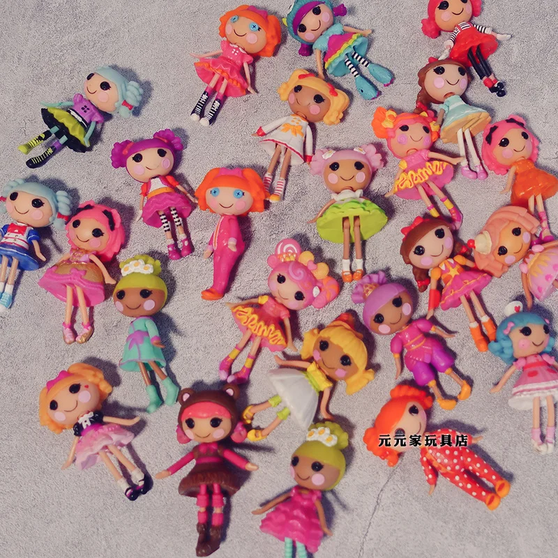 Anime Lalaloopsy Action Figures Cute Girl Dress Up Doll Double Face Doll Blind Box Tea Set Model Toy Regalo Di Compleanno Per Ragazza